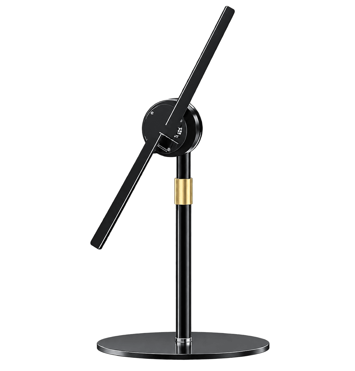 NexHolo hologram fan on its desktop stand